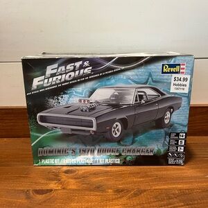 Lot Of 2 Plastic Model Car Kits DIY 1967 Shelby GT 1970 Dodge Charger NEW